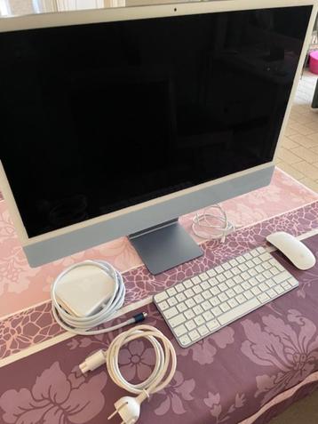 Prachtige iMac 24 inch 2023 - M1 / 8-cores - nieuwstaat beschikbaar voor biedingen