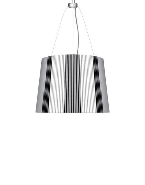 Kartell Ge design hanglamp chroom, Huis en Inrichting, Lampen | Hanglampen, Zo goed als nieuw, Minder dan 50 cm, Kunststof, Ophalen of Verzenden