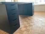 B: Ikea Alex 2 ladenblokken met blad in zwart/bruin, Enlèvement, Comme neuf, Bureau