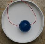 Perles Agate bleue mauve noire - Agaat kralen te kiezen, Ophalen, Zo goed als nieuw, Kraal