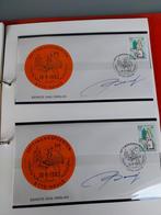 15 timbres du premier jour + timbres Tineke Van Heule, Enlèvement ou Envoi
