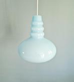 Space Age hanglamp in blauwe opaline, Peill & Putzler, 1970, Ophalen of Verzenden