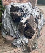Gratis 25 spoorbielzen onbehandeld, brandhout, Tuin en Terras, Ophalen