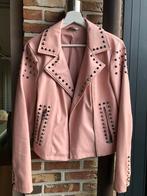 Mooi lederen jasje (roos) - Liu Jo - mt 44, Kleding | Dames, Jasjes, Kostuums en Pakken, Ophalen, Zo goed als nieuw, Jasje