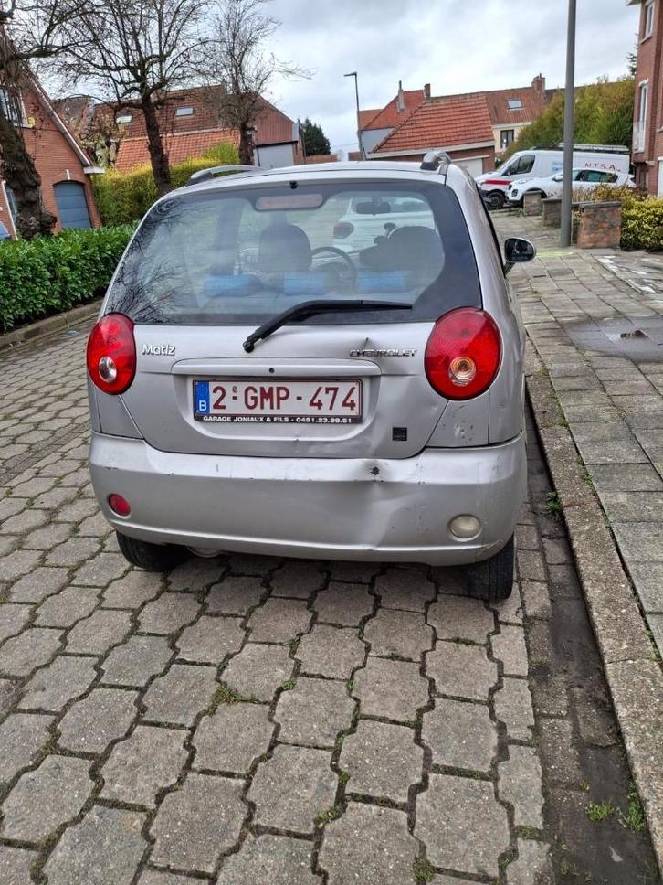 Chevrolet Matiz 2007 voor 190€ onderdelen, Auto's, Chevrolet, Particulier, Matiz, Benzine, Euro 4, 5 deurs, Handgeschakeld, Zilver of Grijs