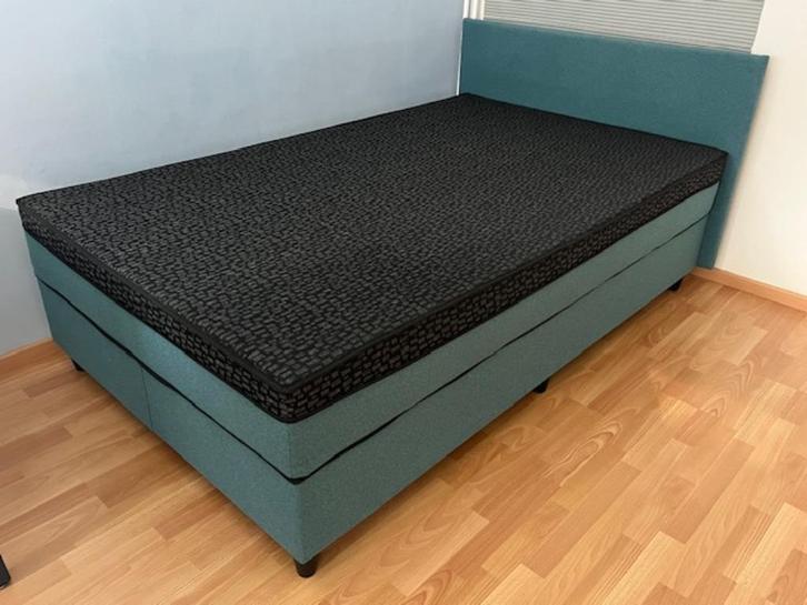 Boxspring (twijfelaar) 120x200, Huis en Inrichting, Slaapkamer | Boxsprings, Zo goed als nieuw, 120 cm, 200 cm, Twijfelaar, Ophalen