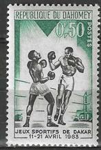 Dahomey 1963 - Yvert 192 - Vriendschapspelen - Boksen (PF), Postzegels en Munten, Postzegels | Afrika, Overige landen, Verzenden