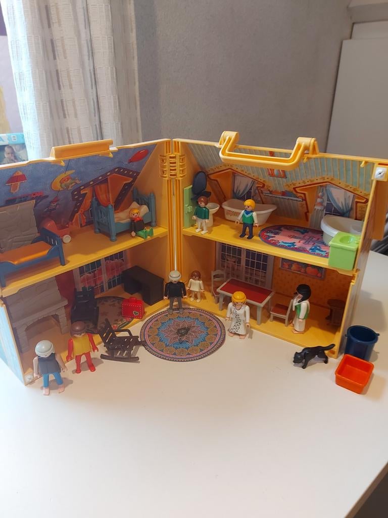 Playmobil huisje, Ophalen