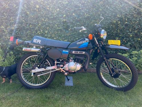 Suzuki Ts50ER bj, 1983 Alle onderdelen originele staat., Vélos & Vélomoteurs, Cyclomoteurs | Oldtimers & Ancêtres, Autres marques