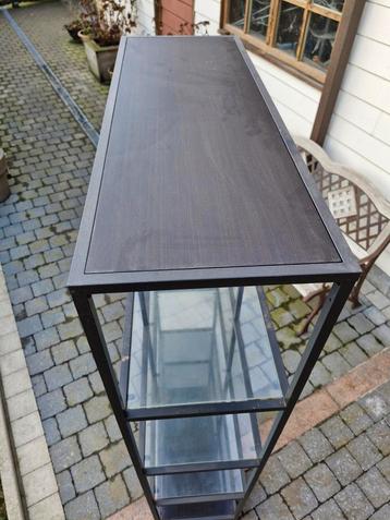 Antracietgrijs disignrek,, Ophalen, Zo goed als nieuw, Glas