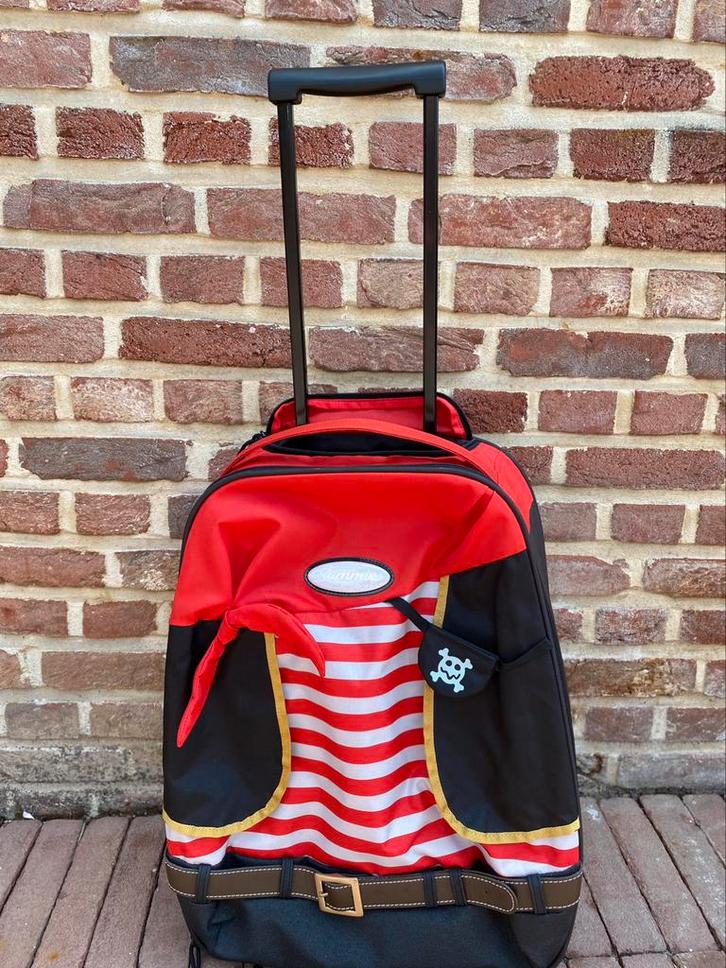 Kinder reiskoffer piraat Sammies-Samsonite ZO GOED ALS NIEUW, Handtassen en Accessoires, Tassen | Reistassen en Weekendtassen