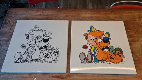2 emaille borden van Bollie & Billie (emaillerie Belge), Verzamelen, Stripfiguren, Zo goed als nieuw, Ophalen of Verzenden
