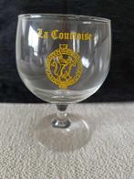 vieux verre à bière    La courtoise, Collections, Marques de bière, Utilisé, Enlèvement ou Envoi, Verre ou Verres