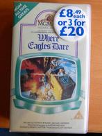 Where eagles dare VHS, Ophalen of Verzenden, Zo goed als nieuw, Film