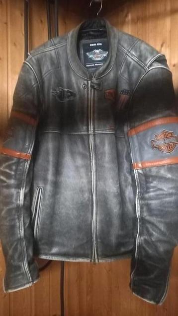 Lederen harley davidson jas beschikbaar voor biedingen
