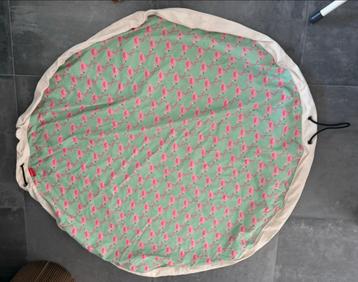 Play & Go Opbergzak en Speelgoedkleed Flamingo beschikbaar voor biedingen