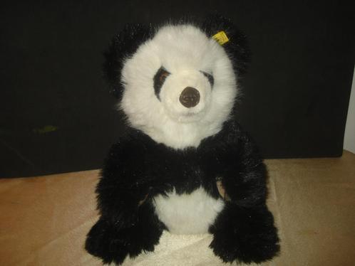 STEIFF Ancien Panda 30 cm de Haut Années 1970 Bon Etat, Verzamelen, Beren en Cherished Teddies, Gebruikt, Overige typen, Steiff