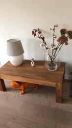 NIEUW NIEUW eiken salontafel, Ophalen, Zo goed als nieuw