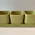 Trio van bloempotjes Céline de Lys, Maison & Meubles, Accessoires pour la Maison | Vases, Enlèvement ou Envoi, Comme neuf