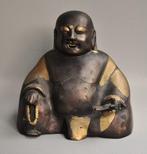 Bronzen Chinees geluksbeeld, 2e helft 20e eeuw, Antiek en Kunst, Ophalen of Verzenden