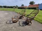 rotan set, Tuin en Terras, Tuinsets en Loungesets, Gebruikt, Bijzettafel, Rotan, Loungeset