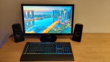 Vaste computer met accessoires te koop, Comme neuf, Enlèvement, Gaming, Custom build