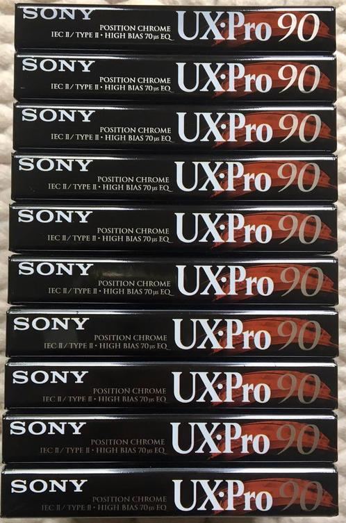 NOS NIEUW Sony UX-Pro 90 cassettebandjes UXPro UX Pro 90, Cd's en Dvd's, Cassettebandjes, Nieuw in verpakking, Onbespeeld, 26 bandjes of meer