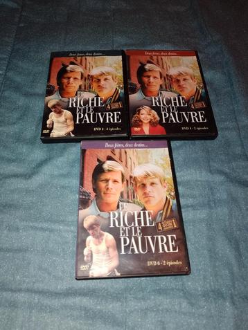 Te koop set van 3 dvd's uit de serie The Rich and the Poor  beschikbaar voor biedingen