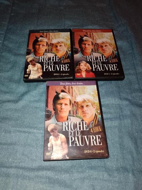 Te koop set van 3 dvd's uit de serie The Rich and the Poor, Cd's en Dvd's, Dvd's | Tv en Series, Zo goed als nieuw, Drama, Vanaf 9 jaar