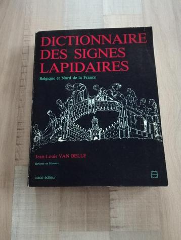 COLLECTIEBOEK: WOORDENBOEK VAN LAPIDAIRE TEKENS beschikbaar voor biedingen