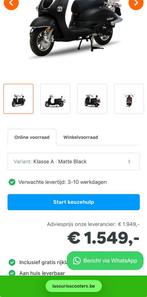 Scooter a klasse deel 1 en 2 gva, Fietsen en Brommers, Ophalen, Klasse A (25 km/u), Zo goed als nieuw, Benzine