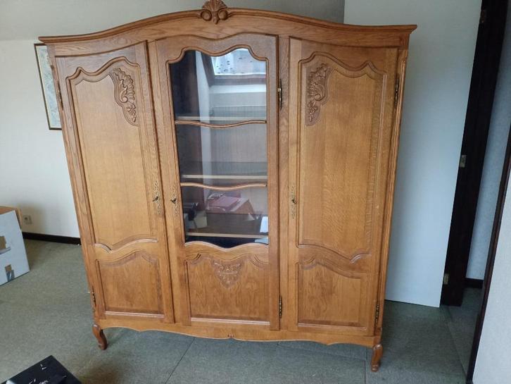 bibliotheque, Huis en Inrichting, Kasten | Boekenkasten, Gebruikt, 150 tot 200 cm, 150 tot 200 cm, 25 tot 50 cm, Met deur(en)