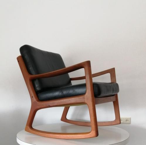 Ole Wanscher model Senator schommelstoel, retro jaren 60, Antiek en Kunst, Kunst | Designobjecten, Ophalen