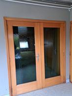 Houten deuren met glas, Ophalen, Gebruikt