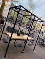 Schommel tafel terras, Ophalen, Zo goed als nieuw, Rechthoekig