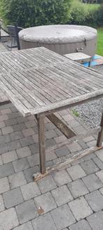 tuintafel voor klusjesman om weg te geven, Tuin en Terras, Ophalen, Gebruikt, Rechthoekig