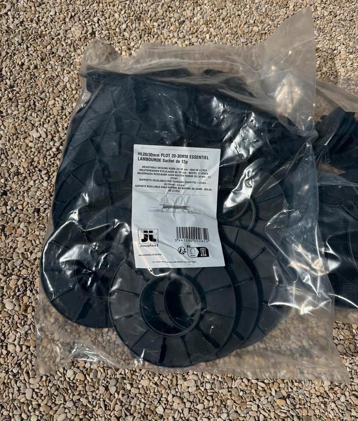 Jouplast balkdrager 20-30mm regelbaar (24 stuks), Doe-het-zelf en Bouw, Tegels, Nieuw, Ophalen of Verzenden