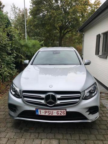 Mercedes GLC 350 E 4 matic zilver, Auto's, Automaat, 4 deurs, 4 cilinders, Leder