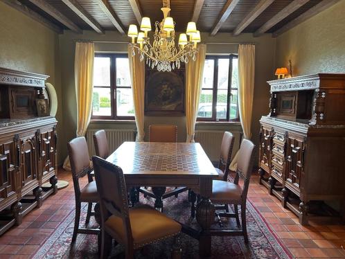 Kasteel eetplaats De Coene ( tafel 1m60  kan 5m44 ), Antiek en Kunst, Antiek | Meubels | Kasten, Ophalen