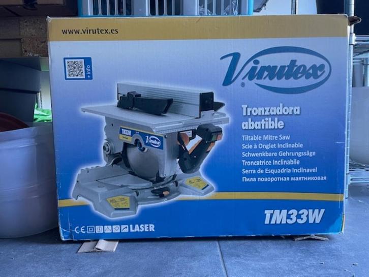 Afkort-kap-verstekzaag Virutex TW33W, Doe-het-zelf en Bouw, Gereedschap | Zaagmachines, Gebruikt, Afkortzaag, 1200 watt of meer