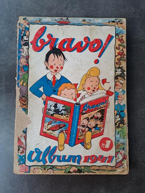 Bravo! Album 1 uit 1941, Boeken, Stripverhalen, Gelezen, Eén stripboek, Ophalen of Verzenden