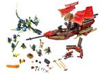 Lego Ninjago 70738 Laatste vlucht van de Destiny's Bounty, Comme neuf, Ensemble complet, Lego, Enlèvement ou Envoi