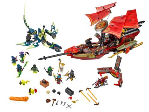 Lego Ninjago 70738 Laatste vlucht van de Destiny's Bounty, Enfants & Bébés, Jouets | Duplo & Lego, Comme neuf, Lego, Ensemble complet