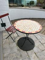 Terrastafeltje met stoel, Salons de jardin, Enlèvement, Utilisé, Autres matériaux