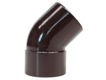 Scala bocht regenwaterafvoer 80mm MF PVC bruin NIEUW beschikbaar voor biedingen