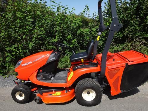 Kubota tractormaaier, Tuin en Terras, Zitmaaiers, Gebruikt, 90 tot 120 cm, Elektrische starter, Opvangbak, Ophalen