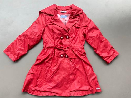 Rode jas Glamorous by Strass maat 122, Kinderen en Baby's, Kinderkleding | Maat 122, Zo goed als nieuw, Meisje, Jas, Ophalen of Verzenden