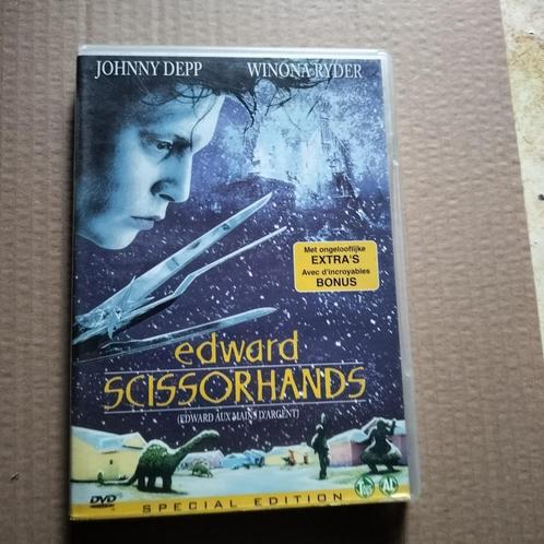 DVD EDWARD SCISSORHANDS JOHNNY DEPP, Cd's en Dvd's, Dvd's | Avontuur, Zo goed als nieuw, Ophalen of Verzenden