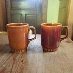 2 prachtige vintage hoge mokjes Boch delta, Ophalen of Verzenden