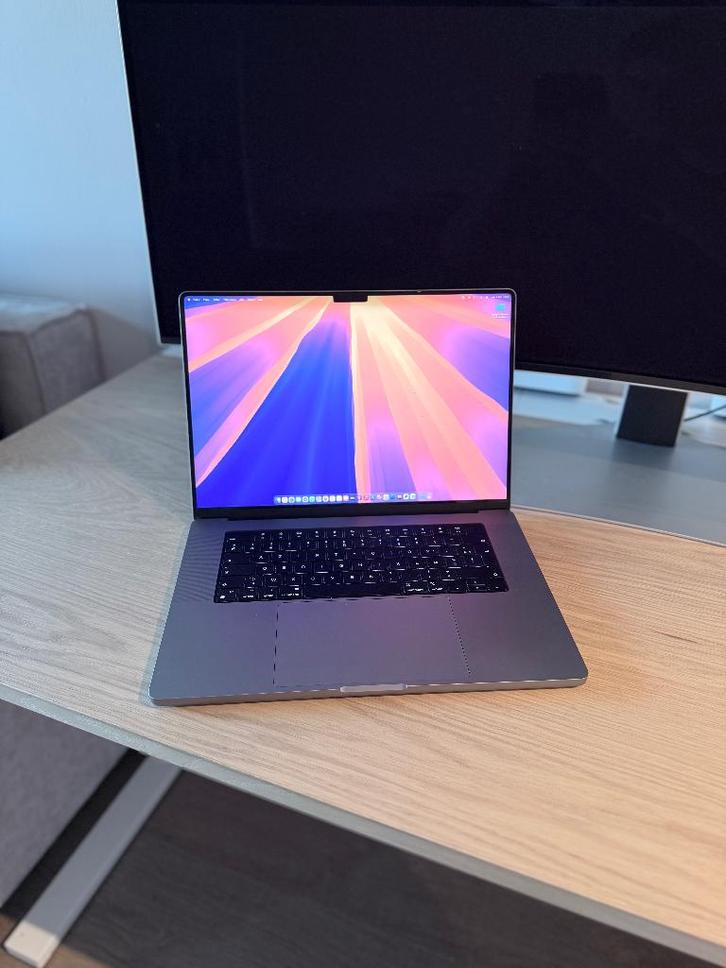 MacBook Pro 16 M1 Max 32 GB 1 TB SSD + hoesje, Computers en Software, Apple Macbooks, Zo goed als nieuw, MacBook, 16 inch, 4 Ghz of meer